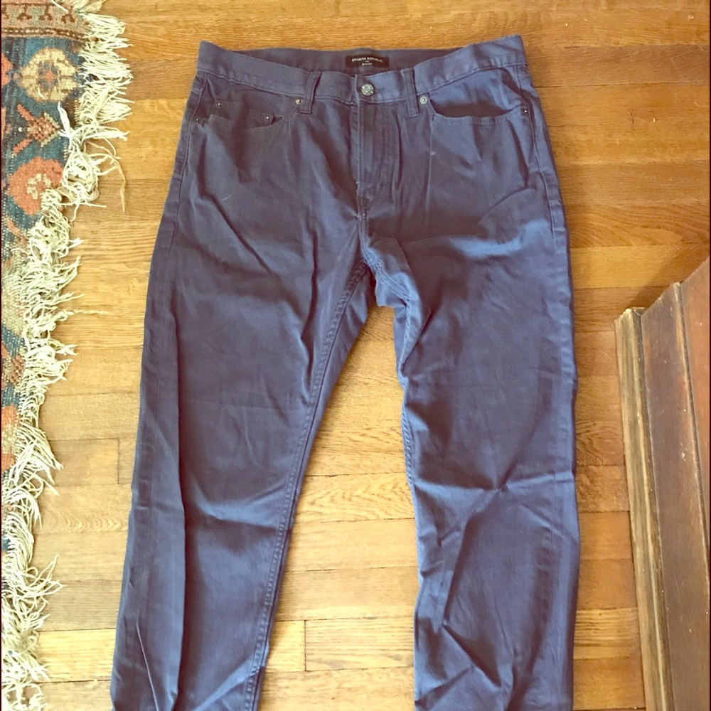Men’s slim fit khaki (purple)